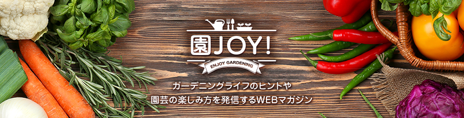 園JOY！ ガーデニングライフのヒントや園芸の楽しみ方を発信するWEBマガジン 野菜・花・果樹 育て方